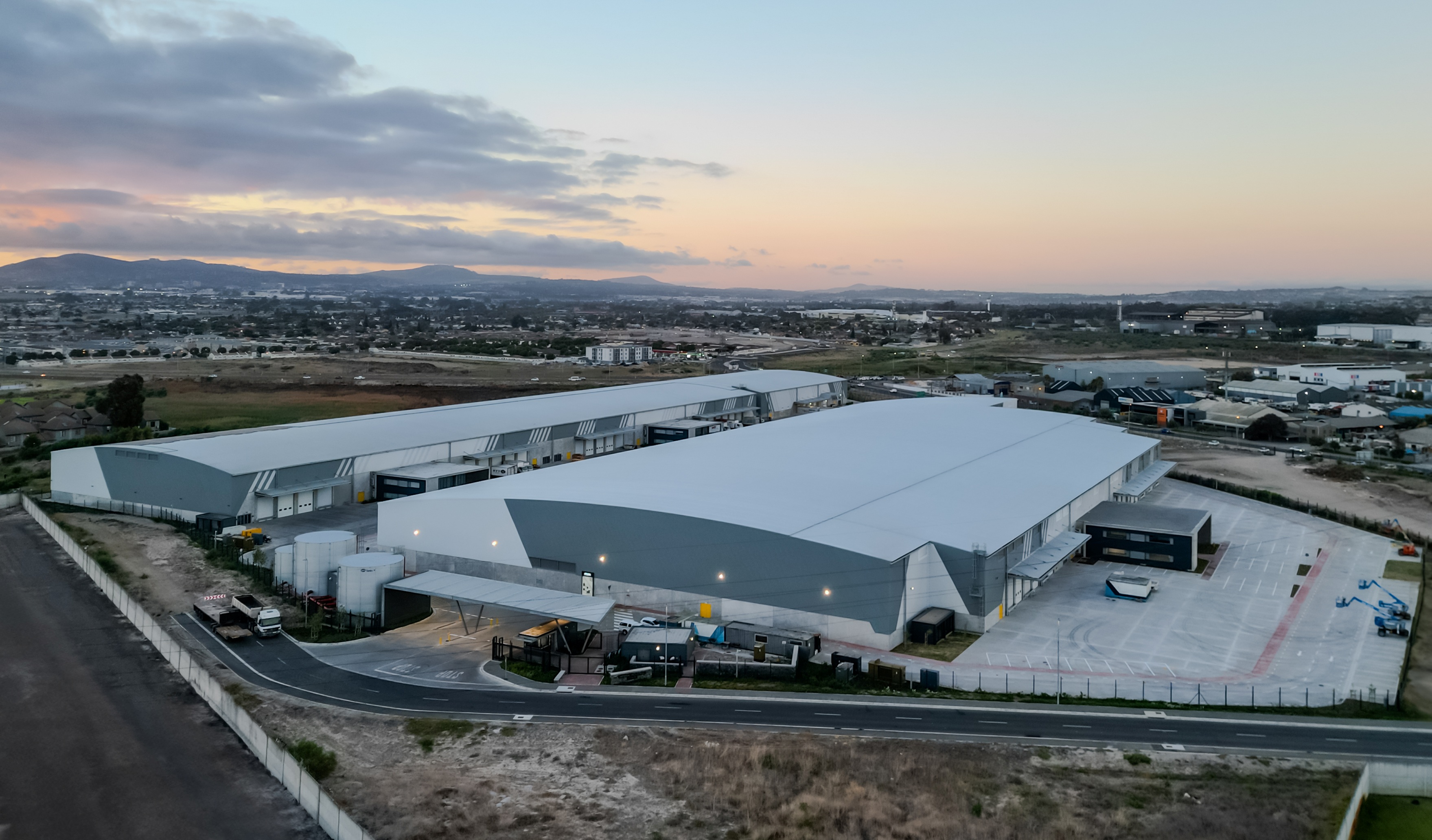 • Aerial view of Arterial Industrial Estate